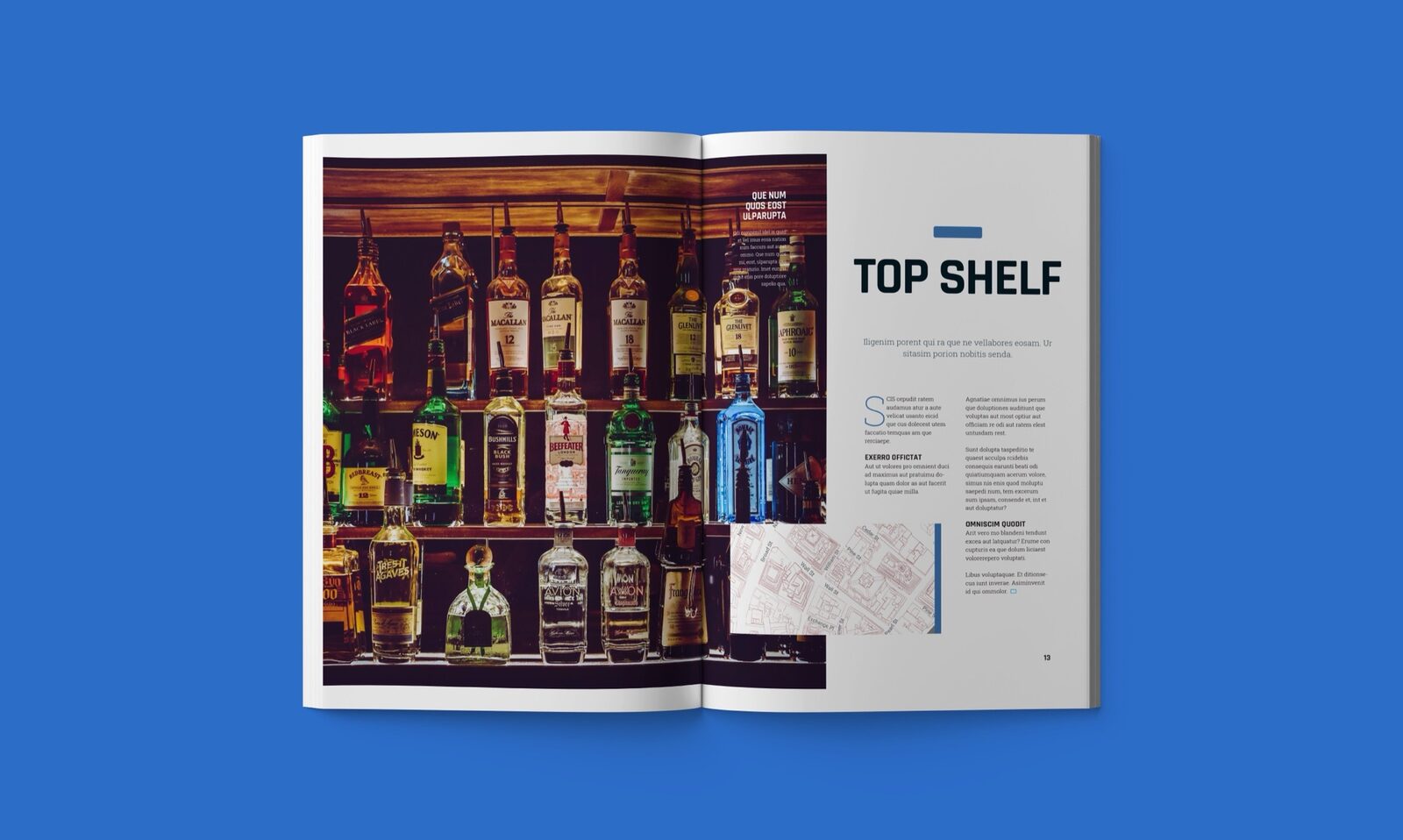 Editorial spreads