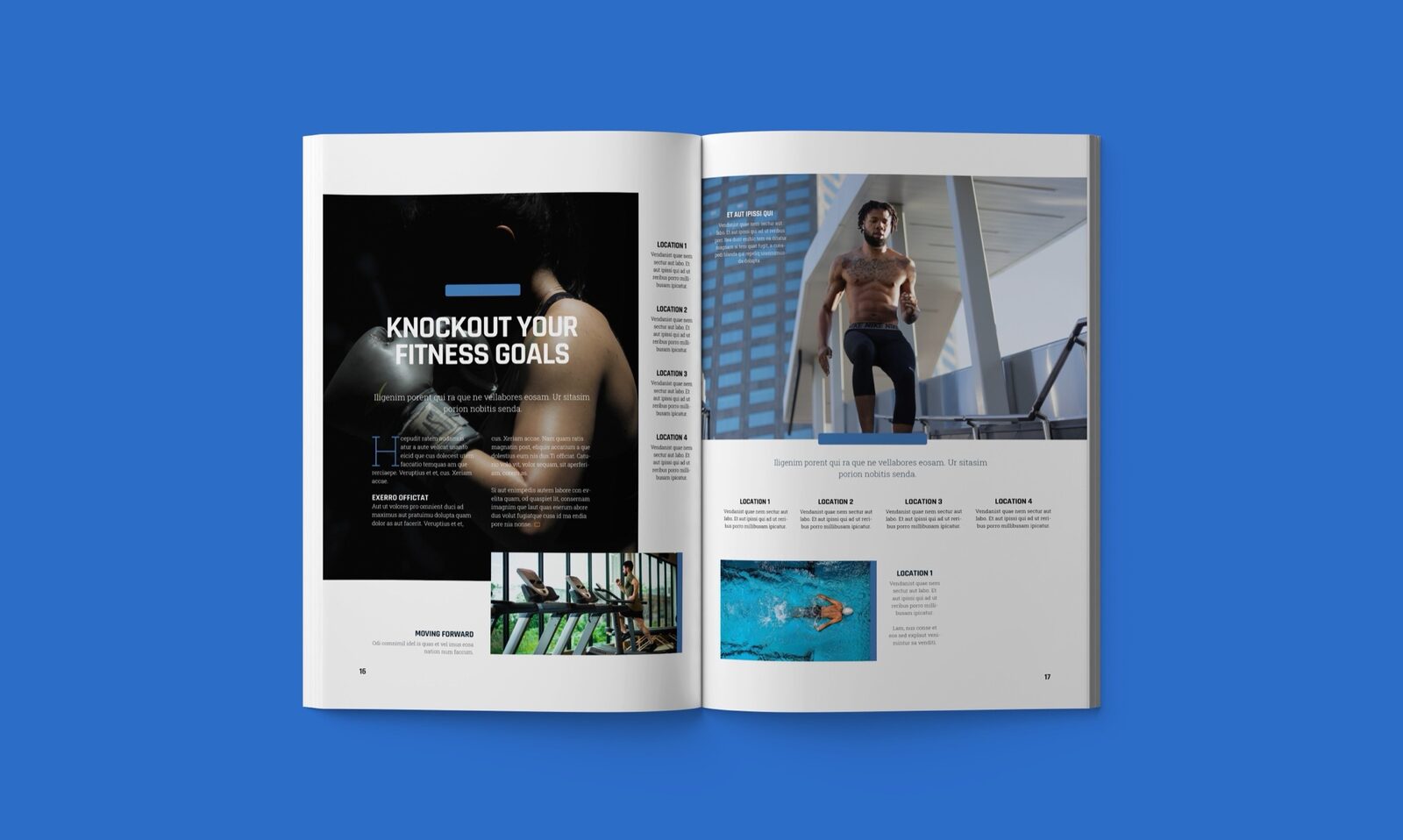 Editorial spreads