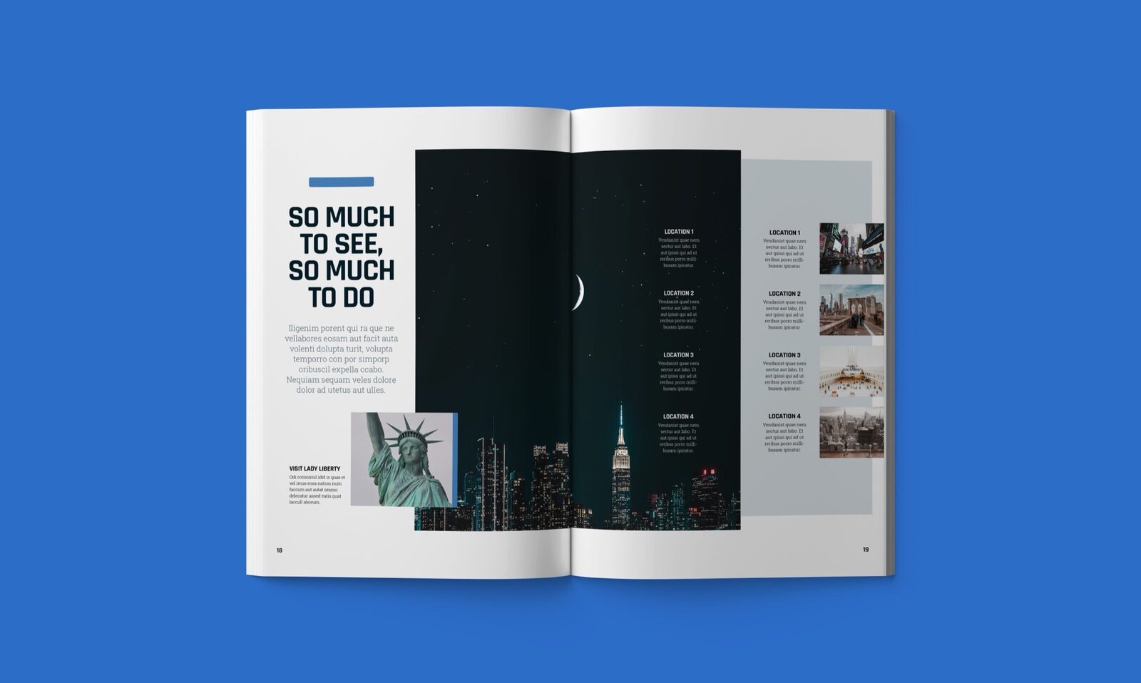 Editorial spreads