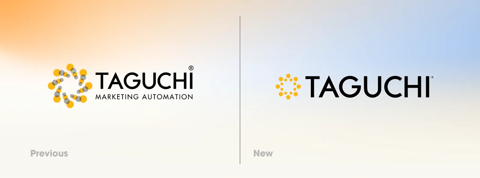 Refreshed Taguchi brand & logo