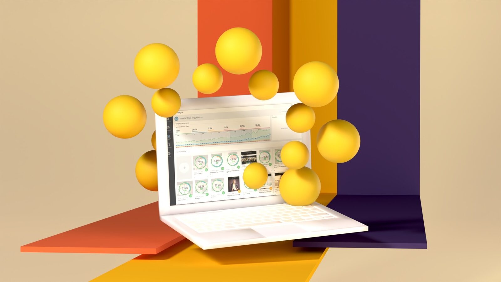 3D brand-element renders